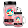 Beamer Candle Co. 12oz & 4oz Glass Mason Jars - Whipped Strawdazzlez N Cream - Infyniti Scales