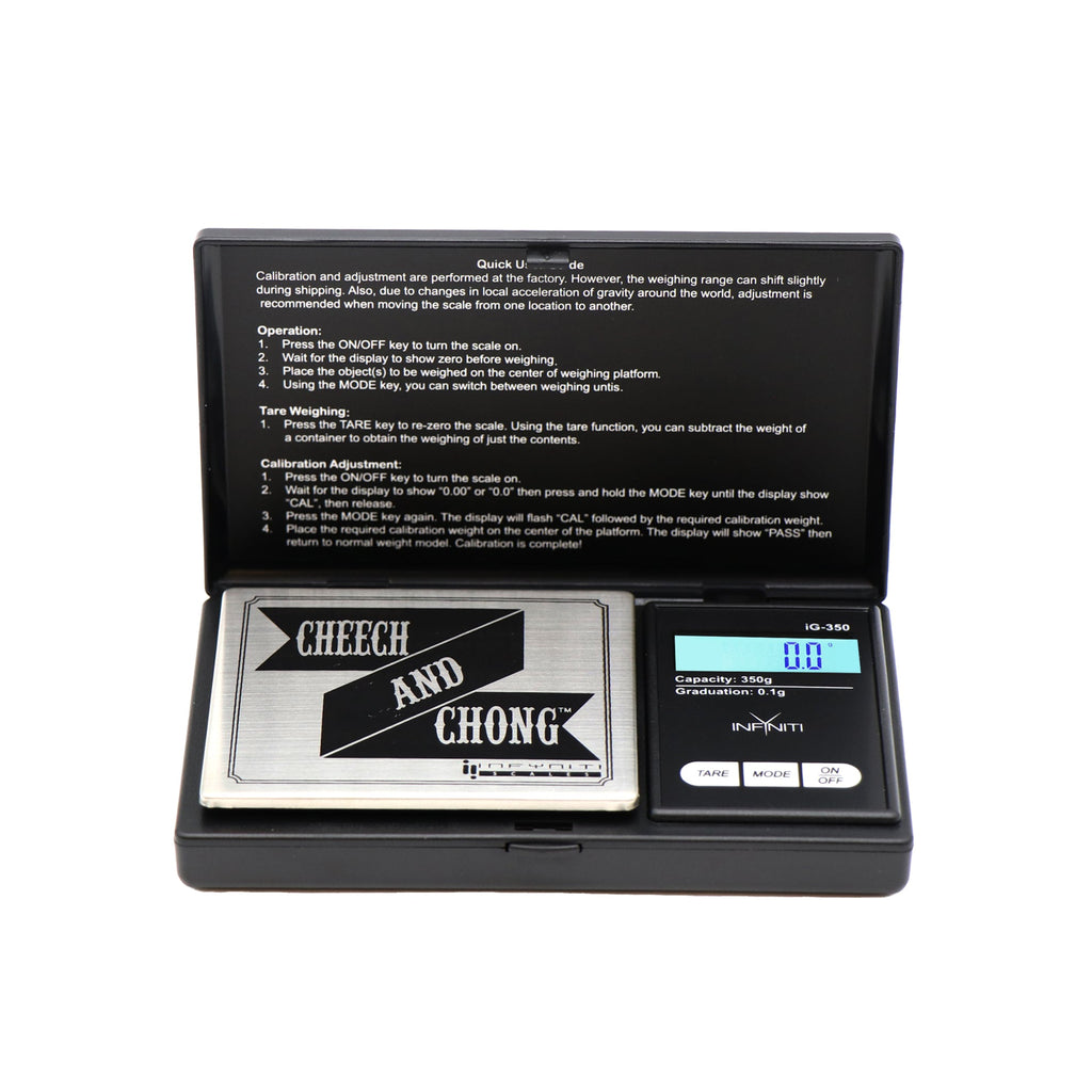 Cheech and Chong G-Force, Licensed Digital Pocket Scale, 350g x 0.1g - Infyniti Scales
